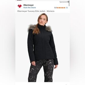 Obermeyer puffer jacket sz M